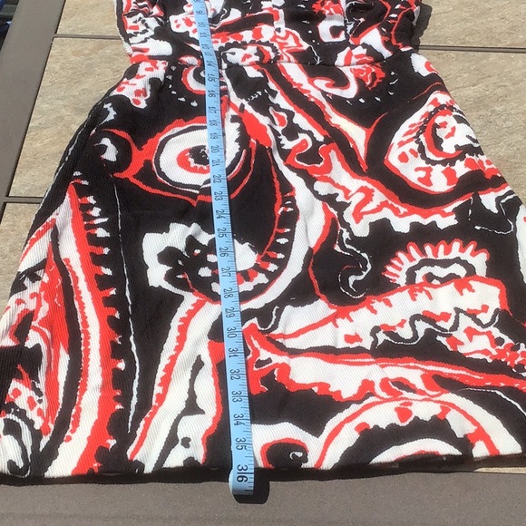 Vintage red and black dress - Picture 12 of 15